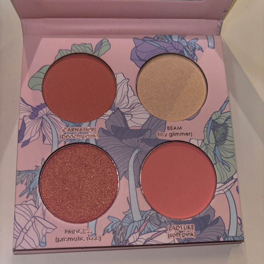 Seraphine Botanicals Geranium + Glow - Blush & Highlight Palette